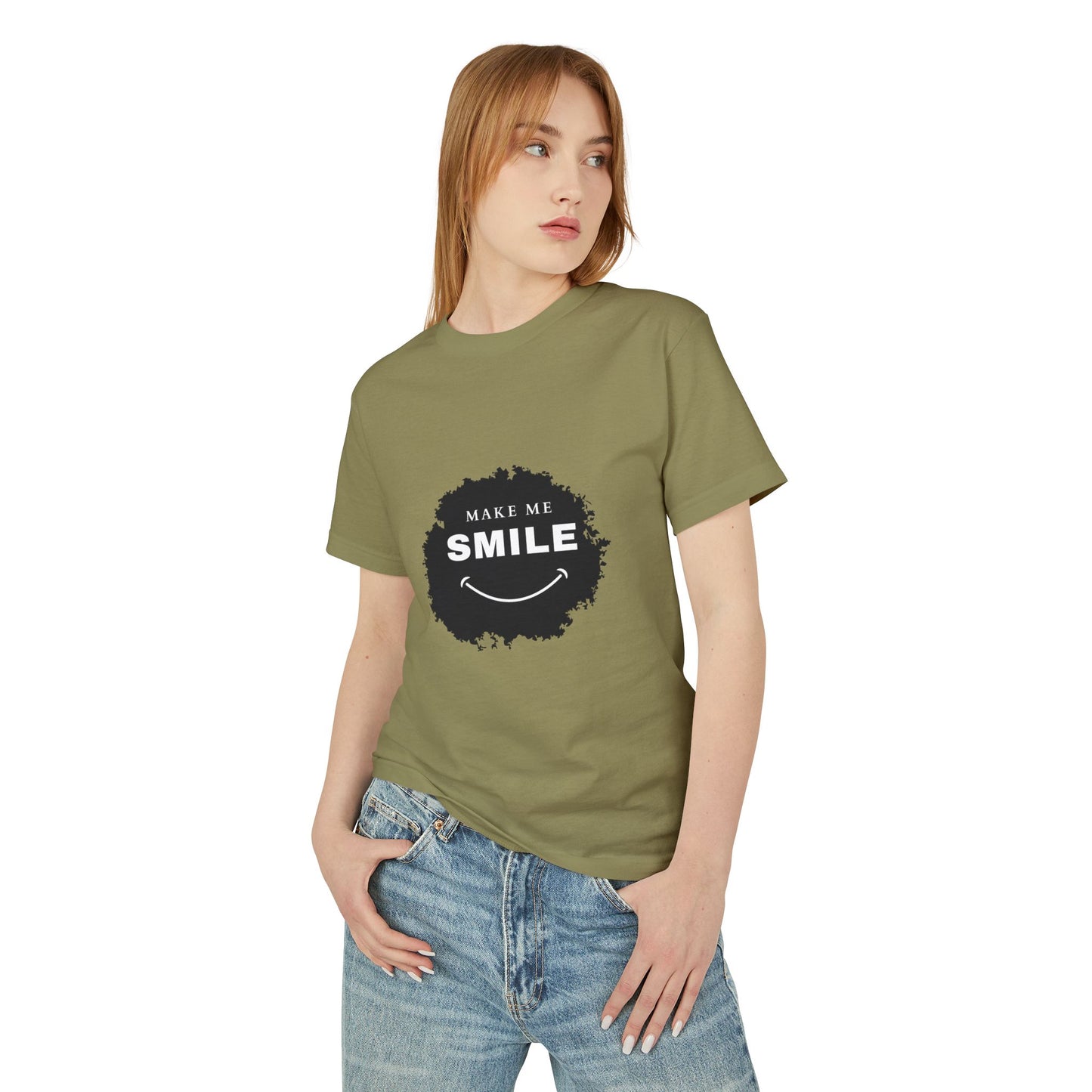 Make Me Smile Unisex Heavyweight Tee - Fun and Comfortable Casual Wear - wearyoursstyle